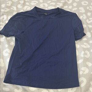 SHEIN athletic navy blue tee
